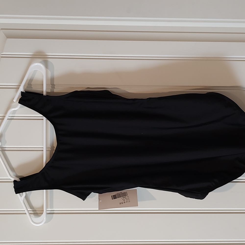 NEW Adult Medium Black Dance Leotard